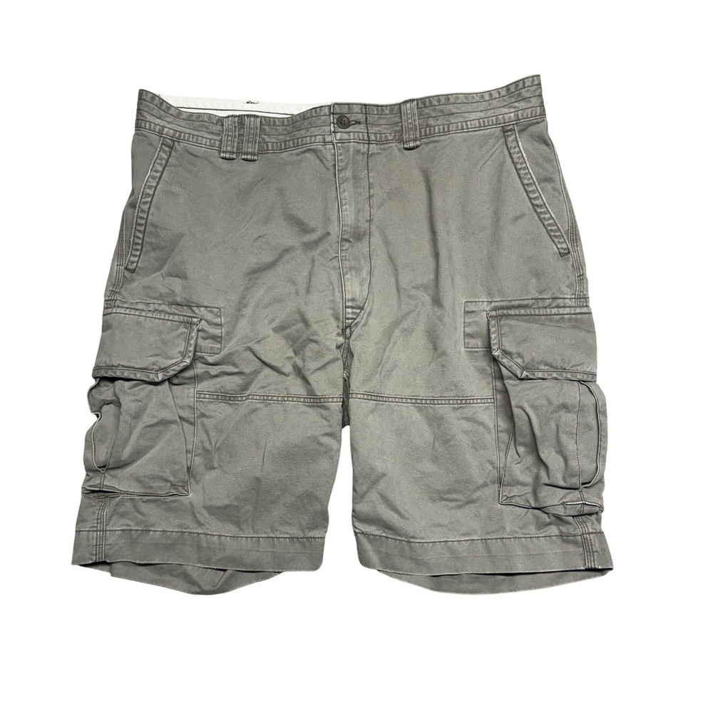 Polo Ralph Lauren Mens Gray Classic Polo Chino Cargo Shorts Size 40 Tall Long